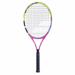 BABOLAT Nadal Junior 26 Tennis Racquet (Yellow/Pink/Blue, Strung)