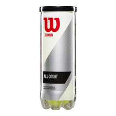Wilson Titanium All Court Tennis Ball Can (3 Balls)