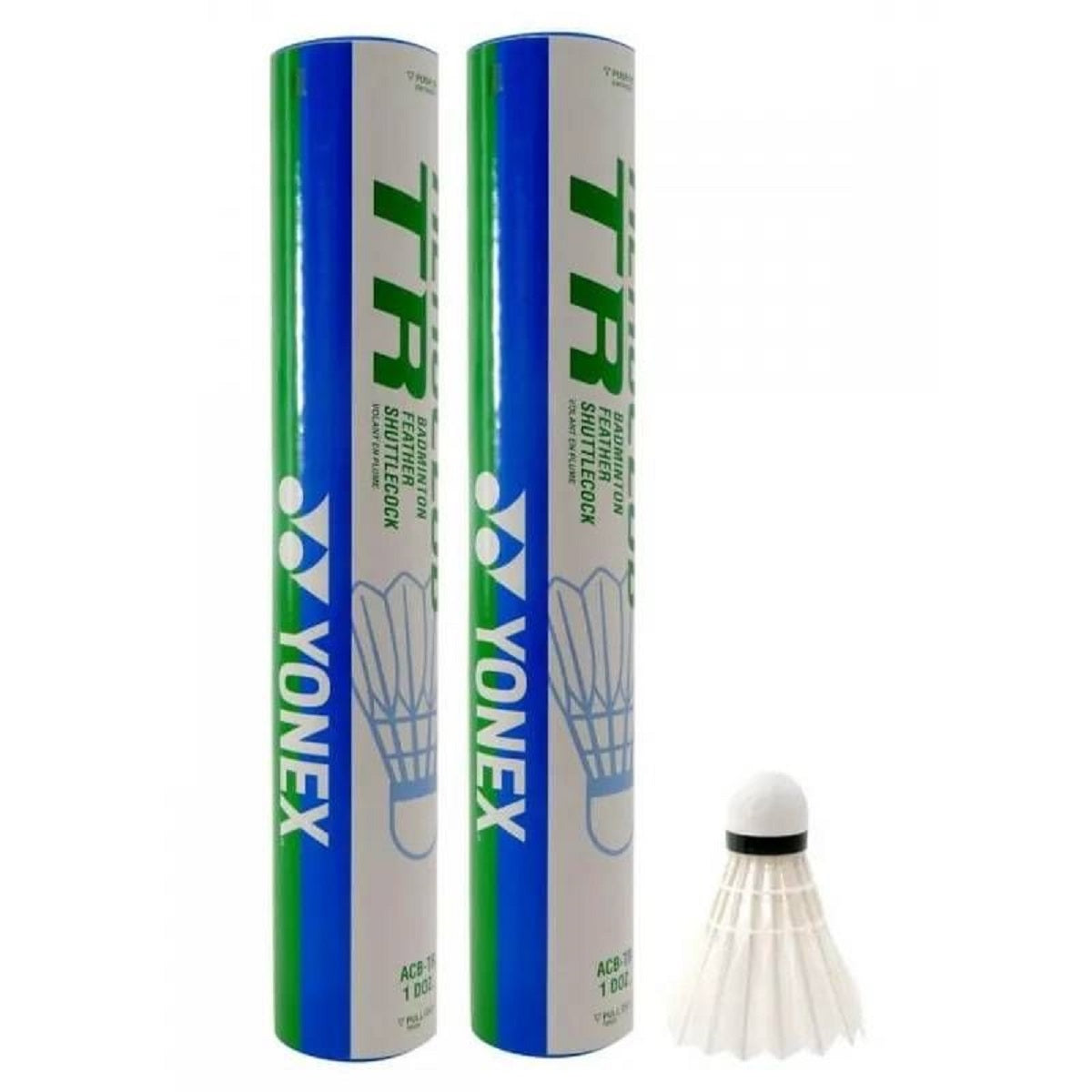 YONEX Aeroclub TR Feather Badminton Shuttlecock (S2, Pack of 2)