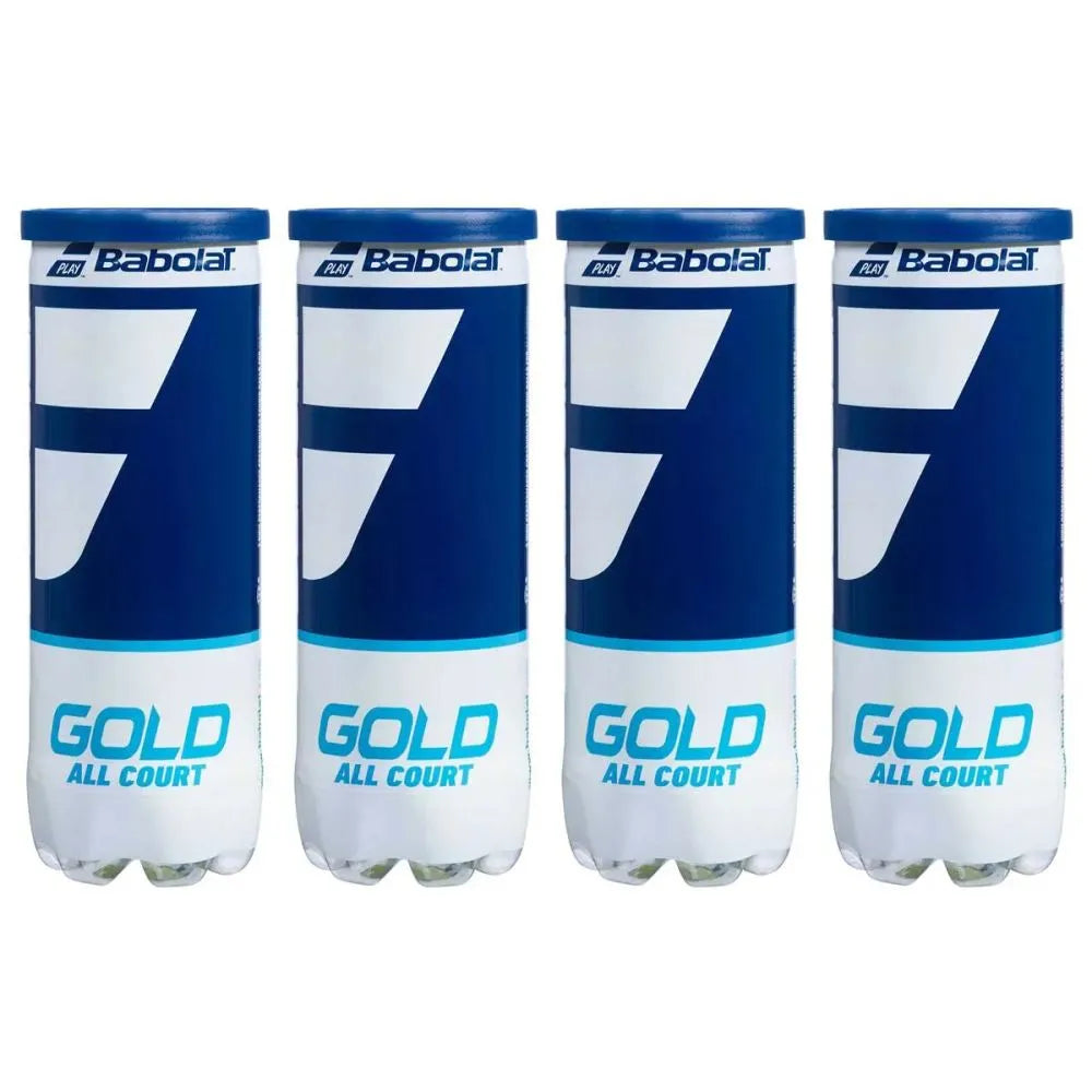 BABOLAT Gold All Court Tennis Ball Dozen (12 Balls)