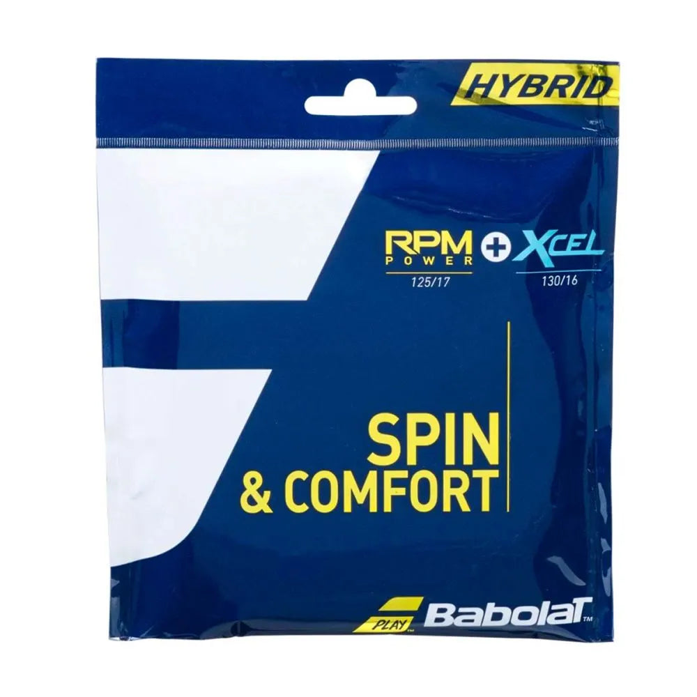 BABOLAT RPM Power (17 / 1.25mm) + Xcel (16 / 1.30mm) String Set