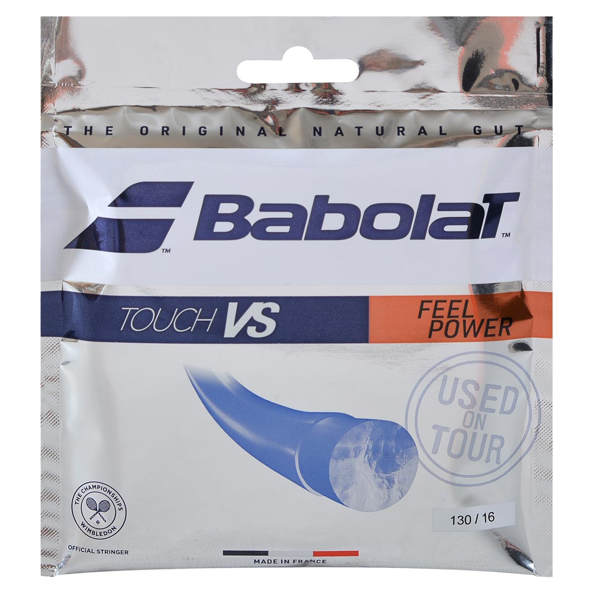 BABOLAT Touch VS 12m Tennis String Set (Natural, 16 / 1.30mm)