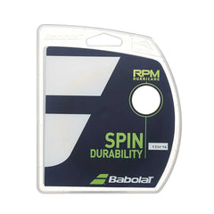 BABOLAT RPM Hurricane Tennis String (White, Cut From Reel, 16 / 1.30mm)