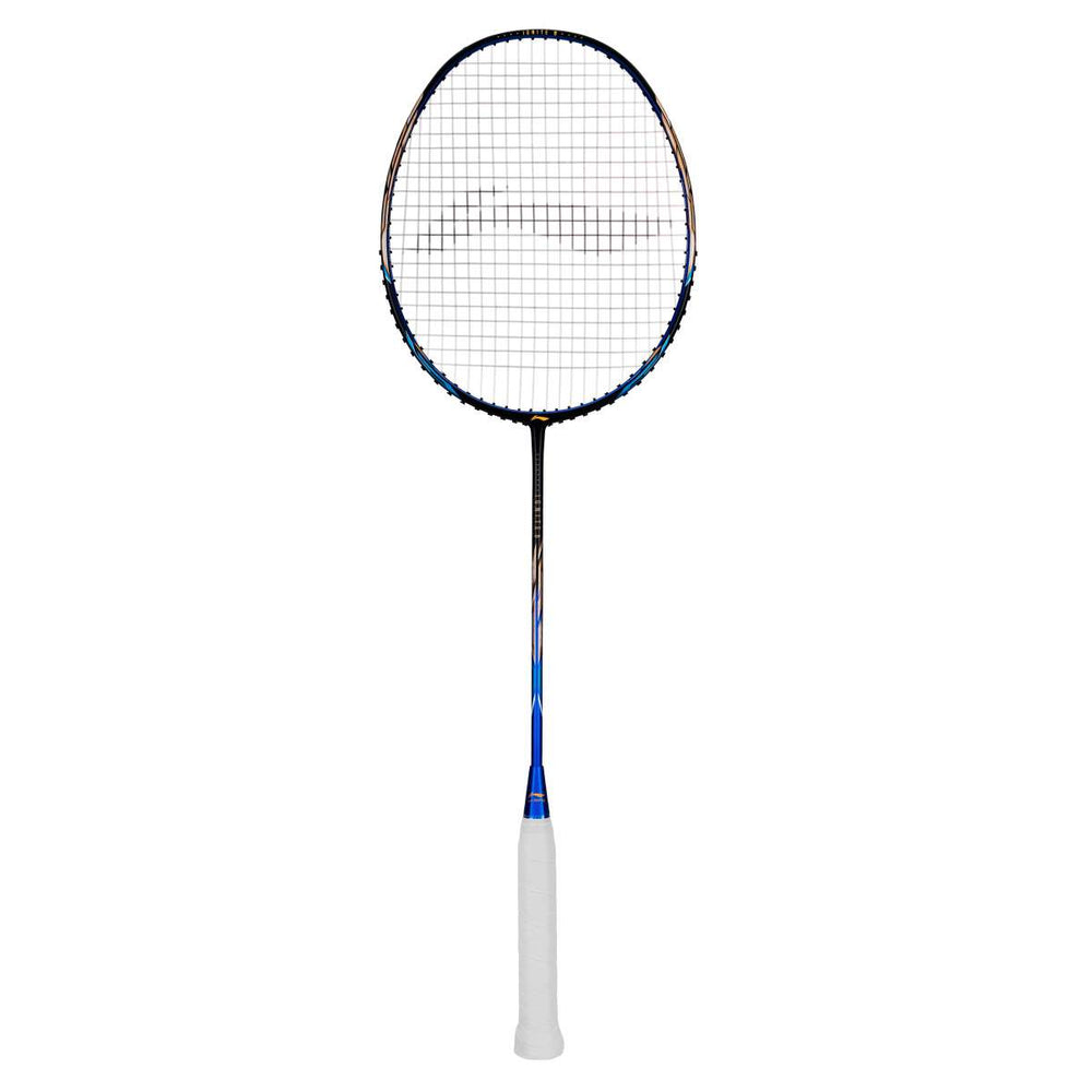 LI-NING Ignite 8 Badminton Racquet (Black/Blue/Old Gold, Unstrung)