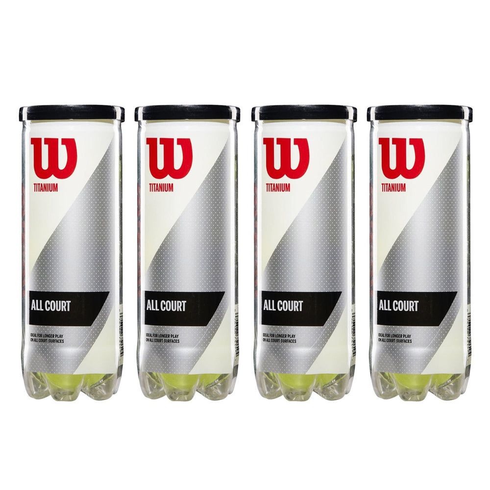 Wilson Titanium All Court Tennis Ball Dozen (12 Balls)