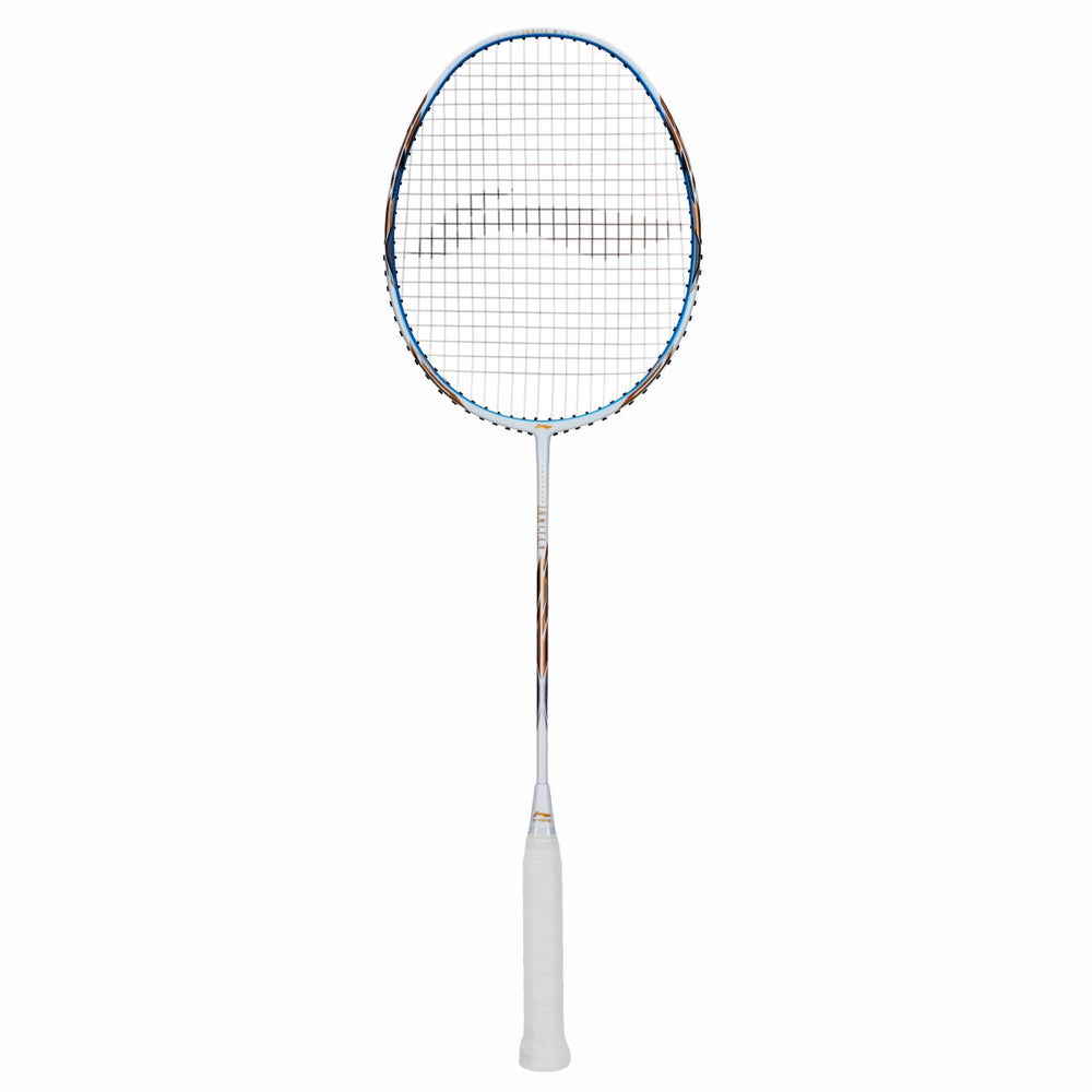 LI-NING Ignite 8 Badminton Racquet (Pearl White/Blue, Unstrung)