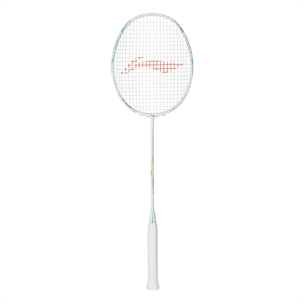 LI-NING AX-FORCE 60 Badminton Racquet (White, Unstrung)