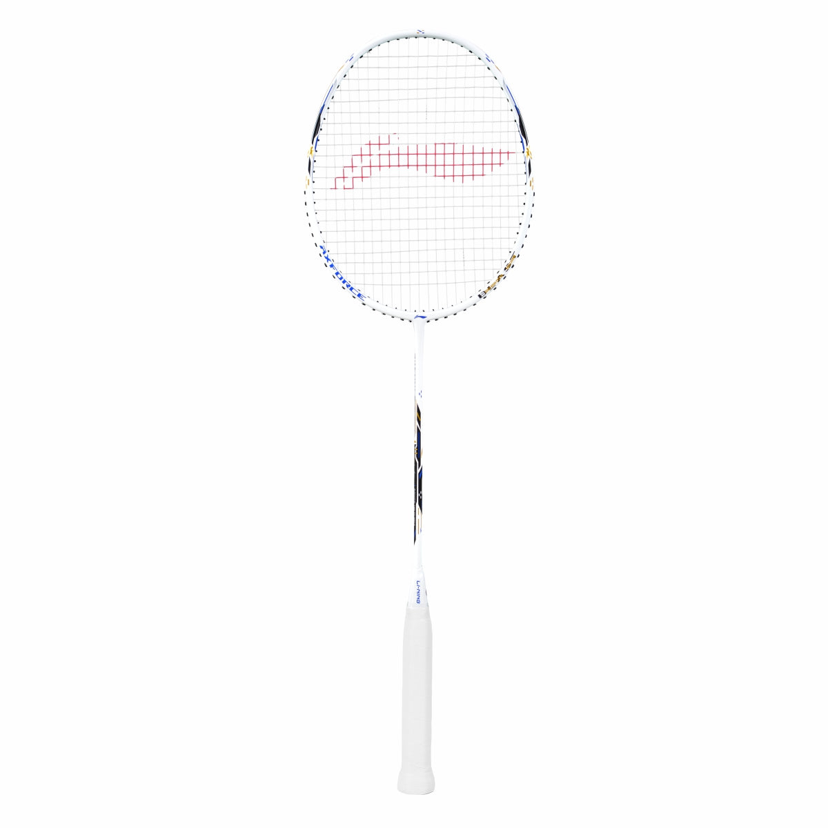 LI-NING AX-FORCE Blast Badminton Racquet (White/Blue Sapphire, Unstrung)