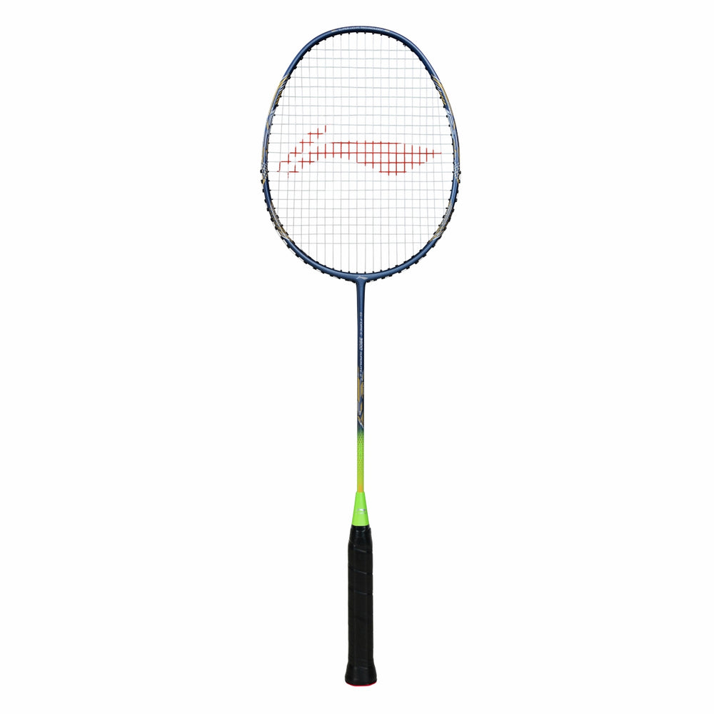LI-NING G Force 3900 II Superlite Badminton Racquet (Navy/Green, Unstrung)