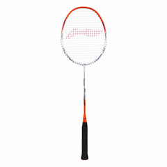 LI-NING G Force 5800 Superlite Badminton Racquet (White/Orange Red/Blue, Unstrung)