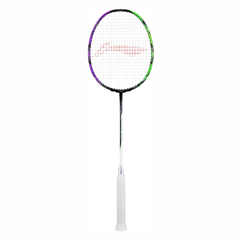 LI-NING Halbertec 9000 Badminton Racquet (Green/Purple, Unstrung)