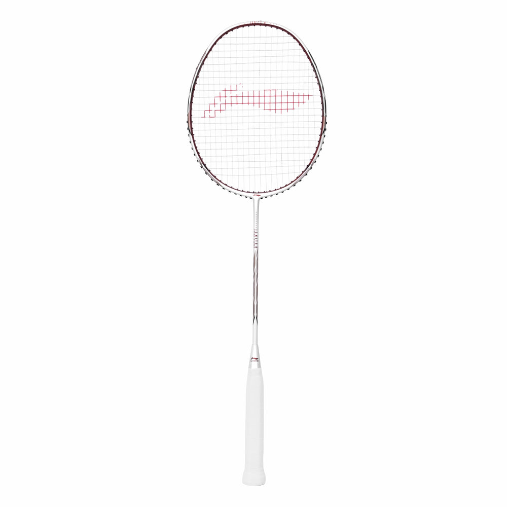 LI-NING Ignite 8 Badminton Racquet (Pearl White/Fire Red, Unstrung)