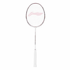 LI-NING Ignite 8 Badminton Racquet (Pearl White/Fire Red, Unstrung)