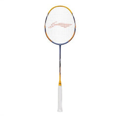 LI-NING Tectonic 1 Badminton Racquet (Orange/Yellow, Unstrung)