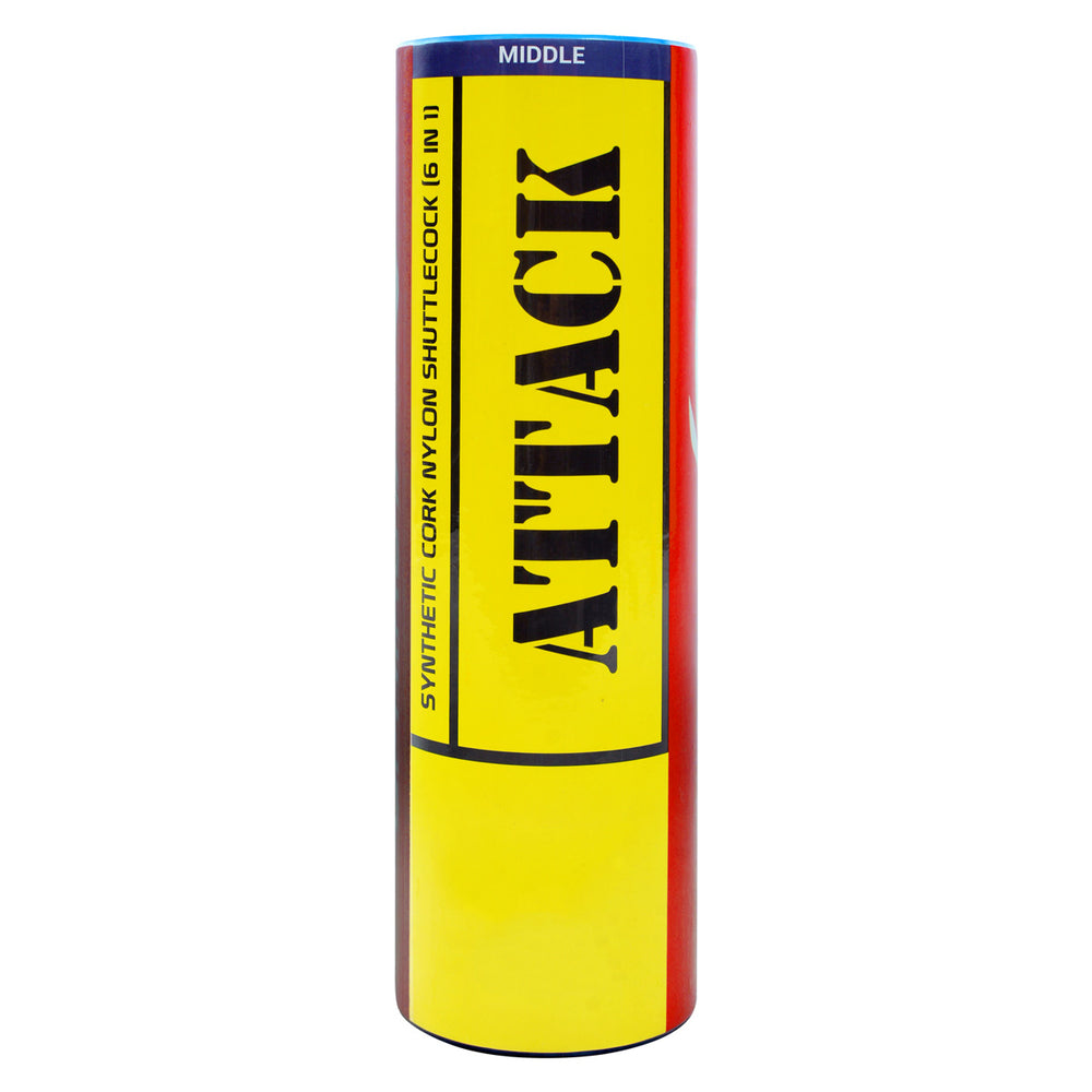 LI-NING Attack Badminton Shuttlecock (Middle, Yellow)