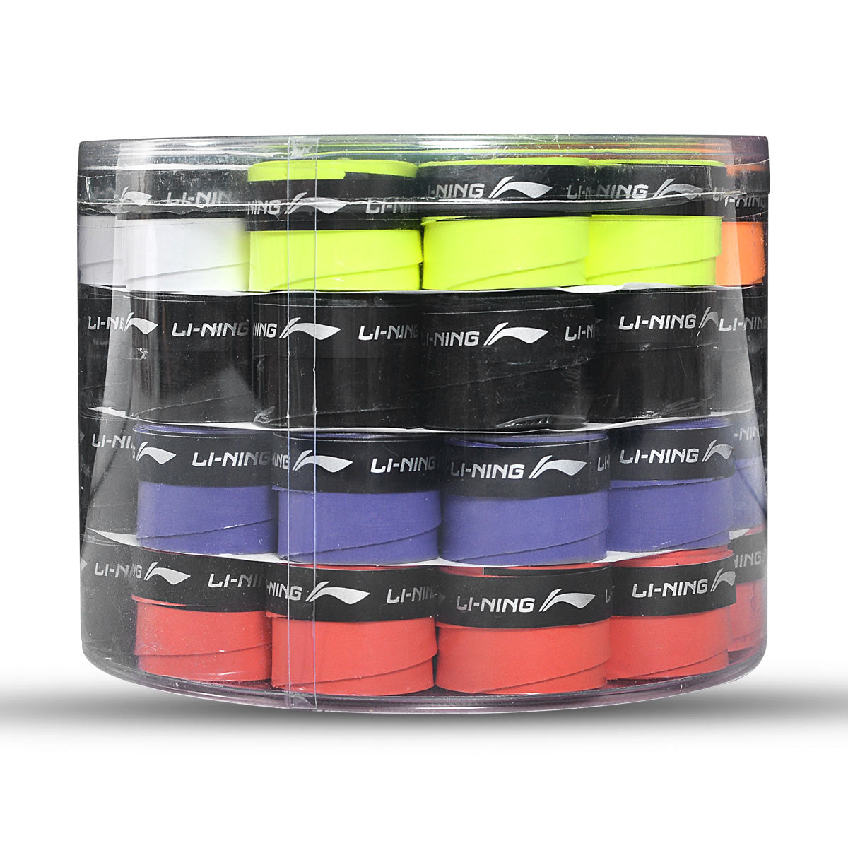 LI-NING GP20 Badminton Overgrip Jar (60 Pcs, Assorted)
