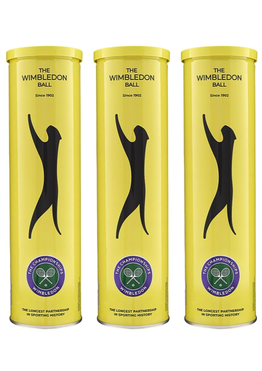 SLAZENGER Wimbledon Tennis Ball Dozen (12 Balls)