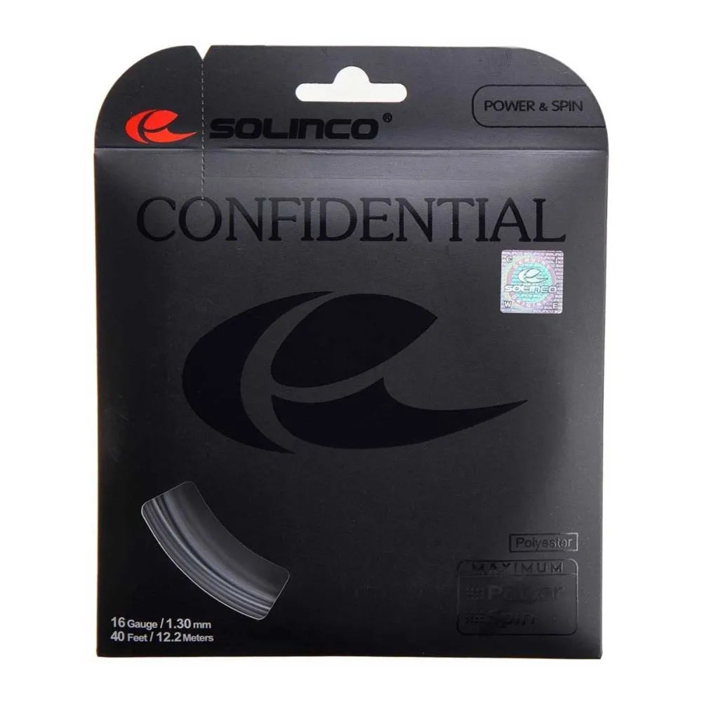 SOLINCO Confidential Tennis String (Cut From Reel, 16L / 1.25mm)