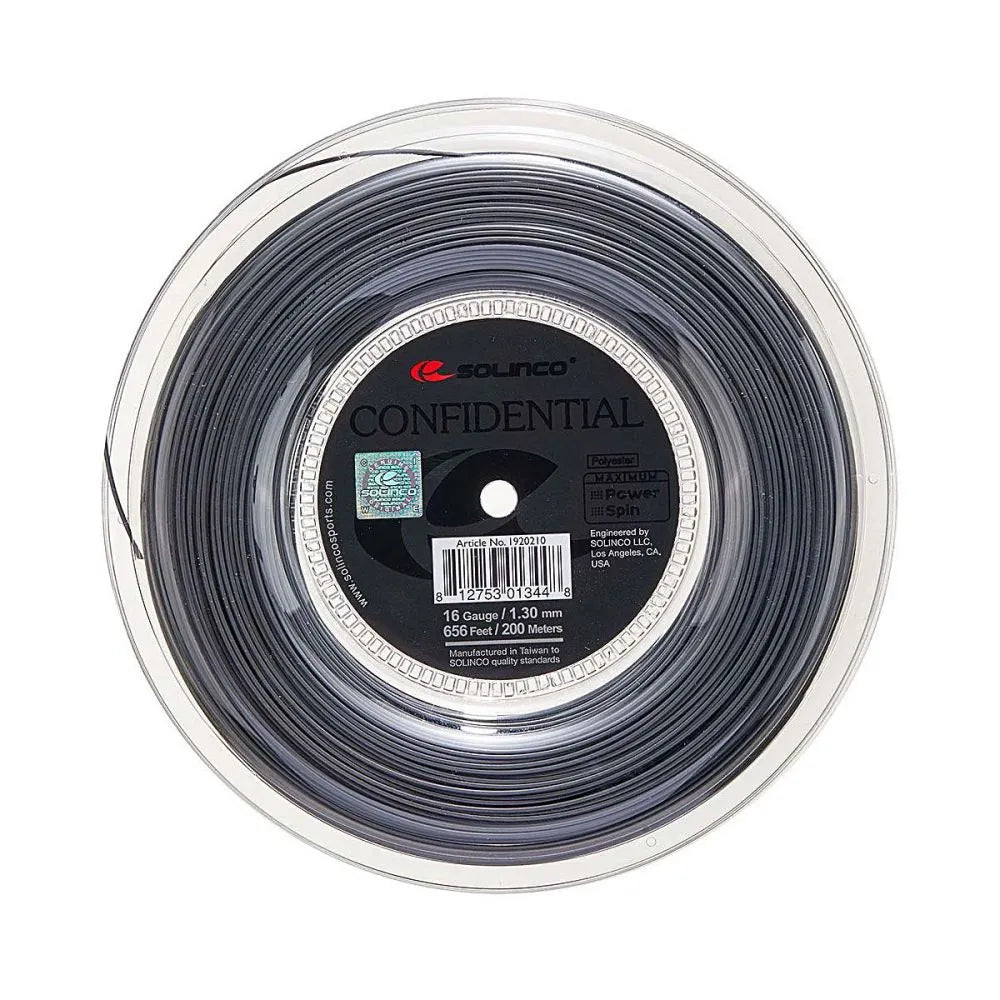 SOLINCO Confidential Tennis String Reel (16 / 1.30mm, 200 m)