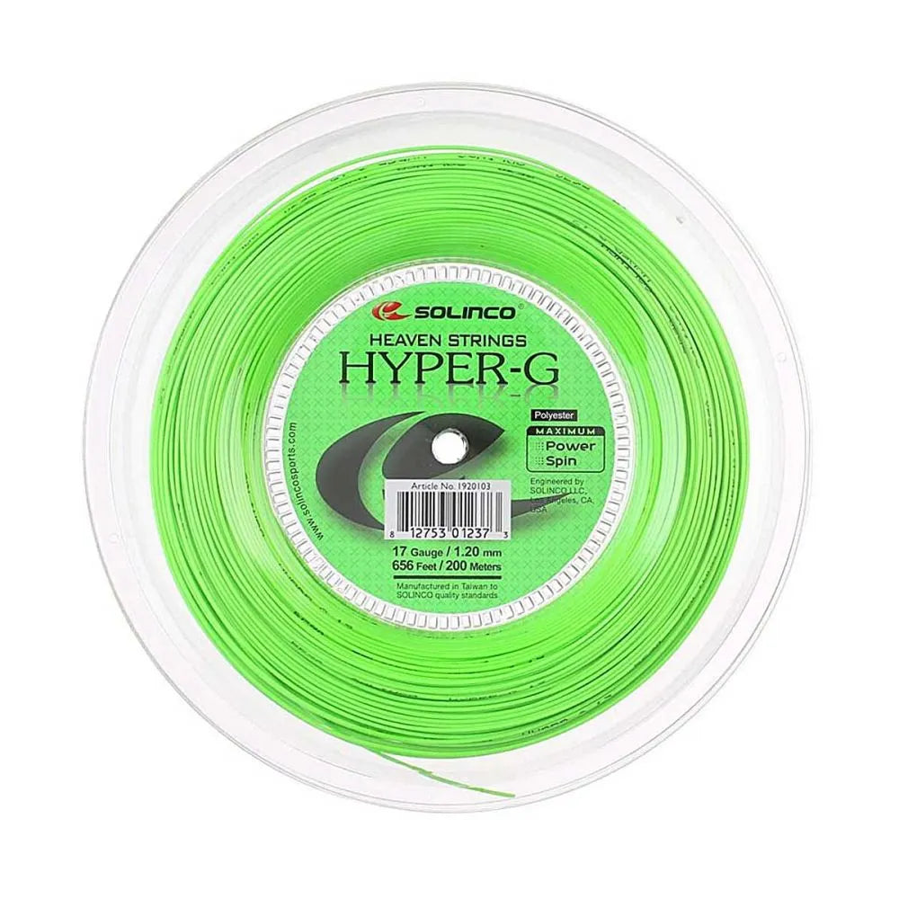 SOLINCO Hyper G Tennis String Reel (17 / 1.20mm, 200 m)