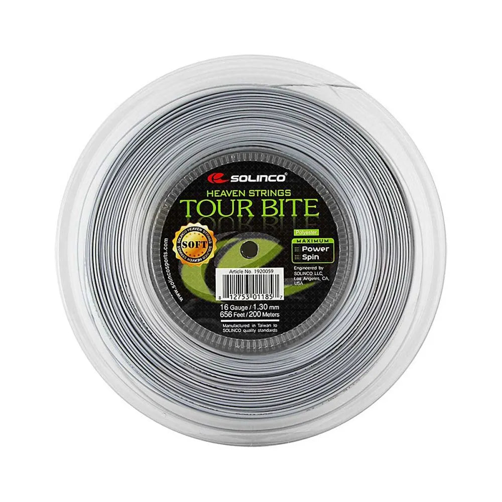 SOLINCO Tour Bite Soft Tennis String Reel (16 / 1.30mm, 200 m)