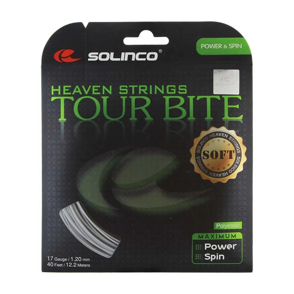SOLINCO Tour Bite Soft Tennis String (Cut From Reel, 17 / 1.20mm)