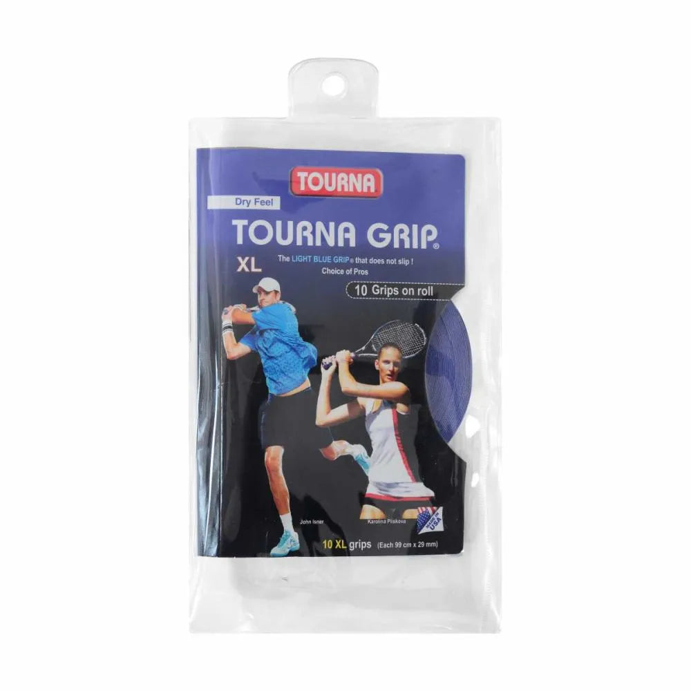 TOURNA Original Overgrip XL (10 Grips on roll, Blue)
