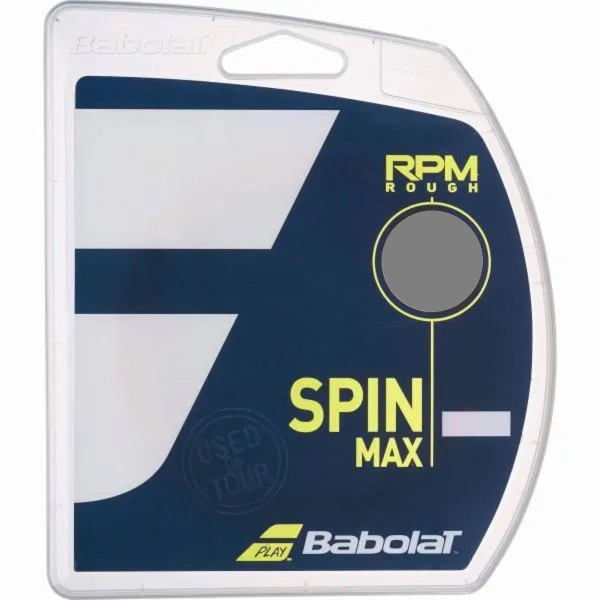 BABOLAT RPM Rough Tennis String (Dark Grey, Cut From Reel, 16 / 1.30mm)