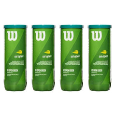 WILSON US Open Green Transtition Tennis Ball Dozen (12 Balls)