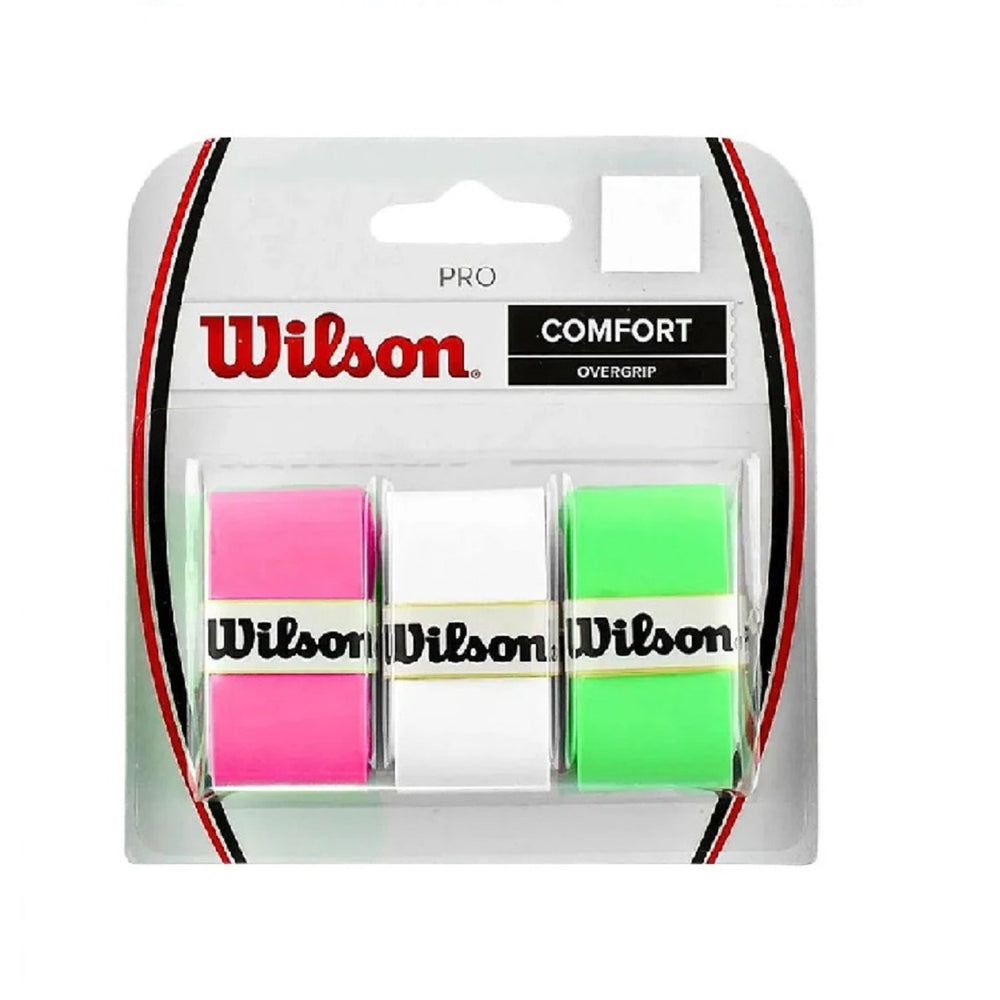 WILSON Pro Comfort Overgrip (Assorted, 3 pcs)