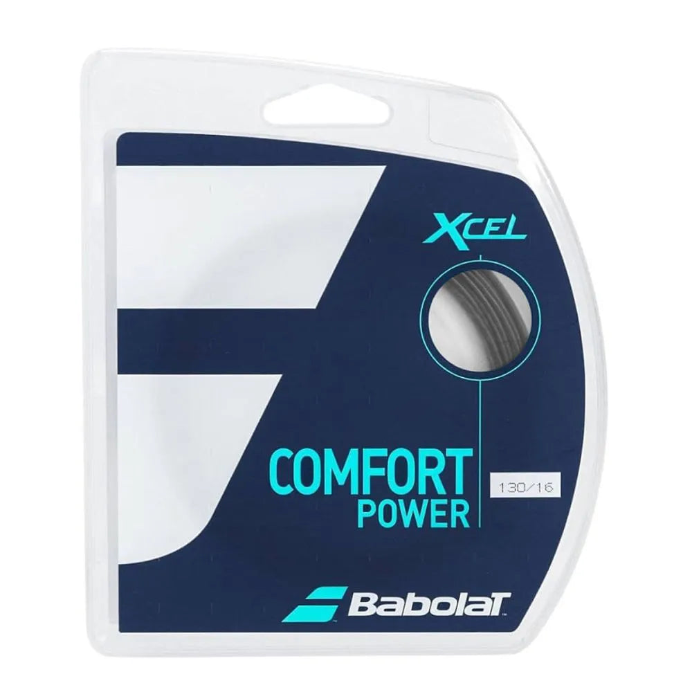 BABOLAT Xcel 40 Tennis String Set (16 / 1.30mm, Black)