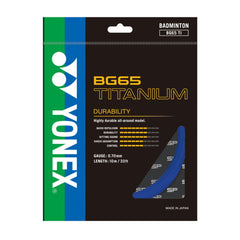 YONEX BG 65 Titanium Badminton String